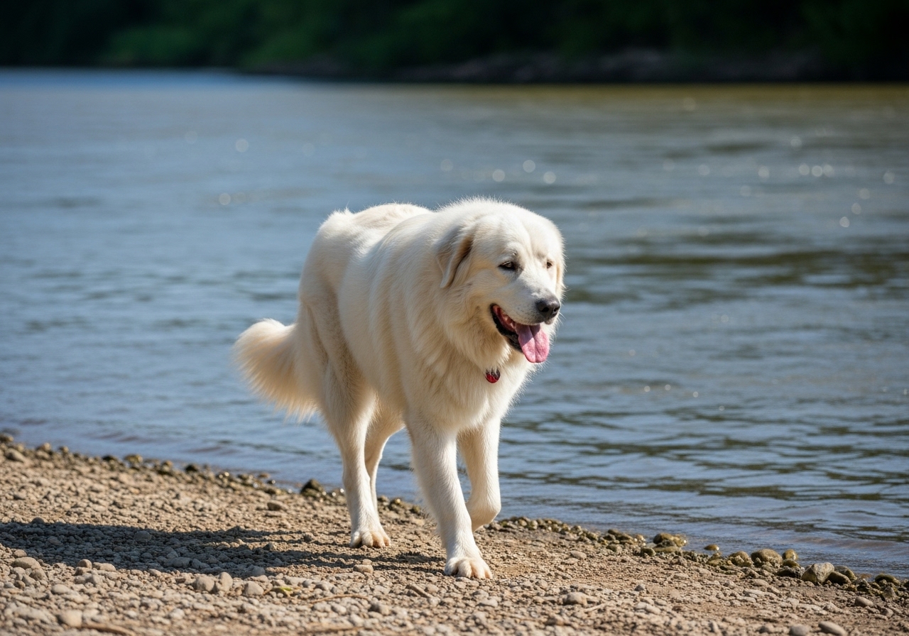 グレート・ピレニーズが夏の散歩で気をつけること|命を守る大切なポイント