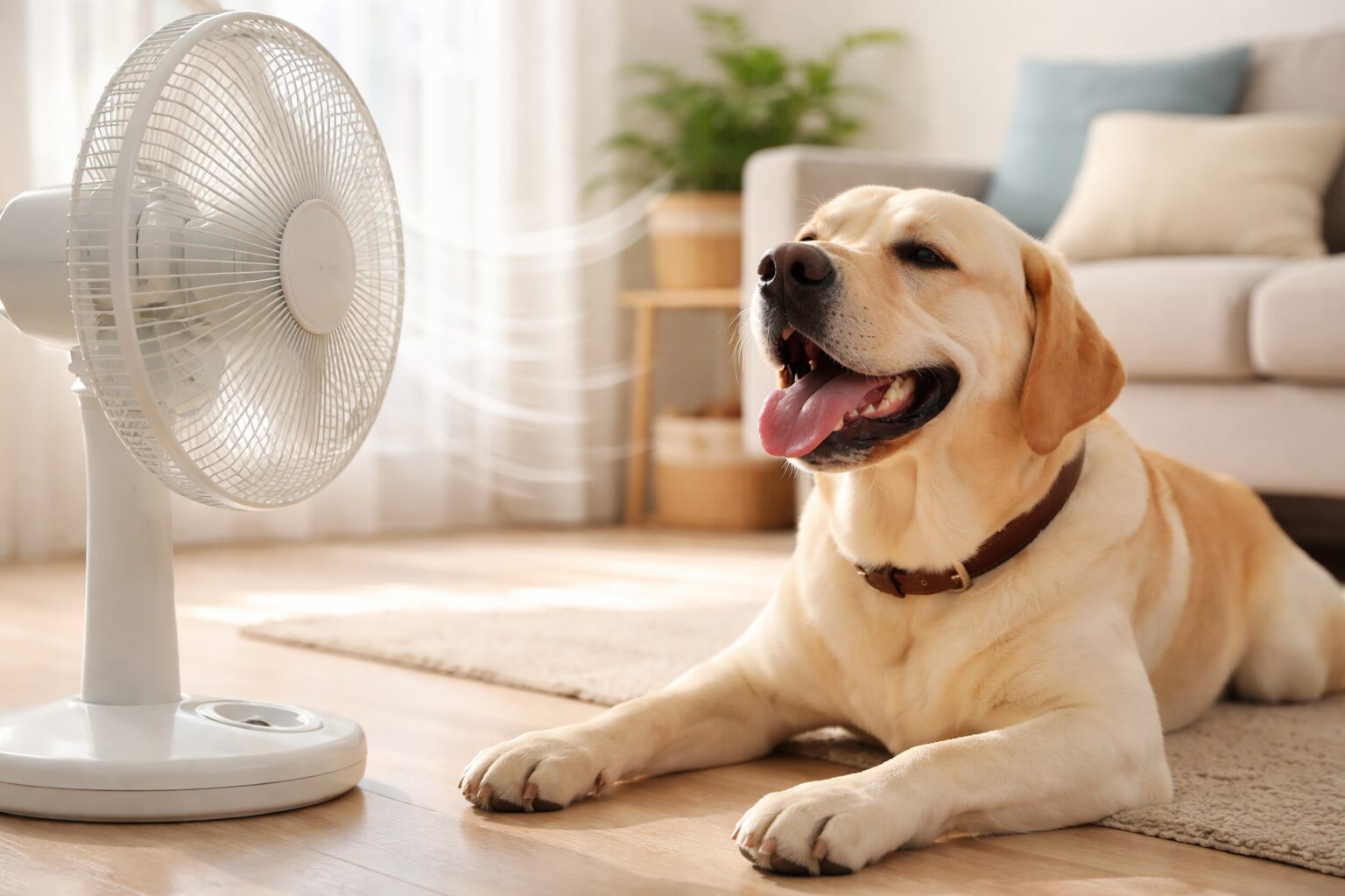 ラブラドール・レトリバーの夏対策|エアコンは必要?命を守る正しい使い方