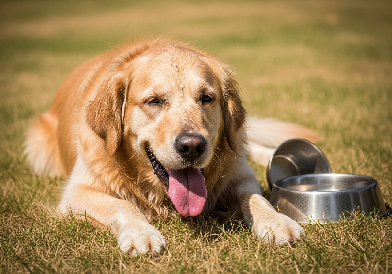 大型犬と行く夏キャンプの注意点｜暑さ対策で命を守る